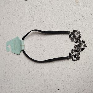 Maurices NWT Black Bling Statement Fashion Stretch Headband